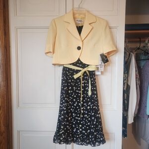 Nwt! 2 Piece. Dress and Little Blazer